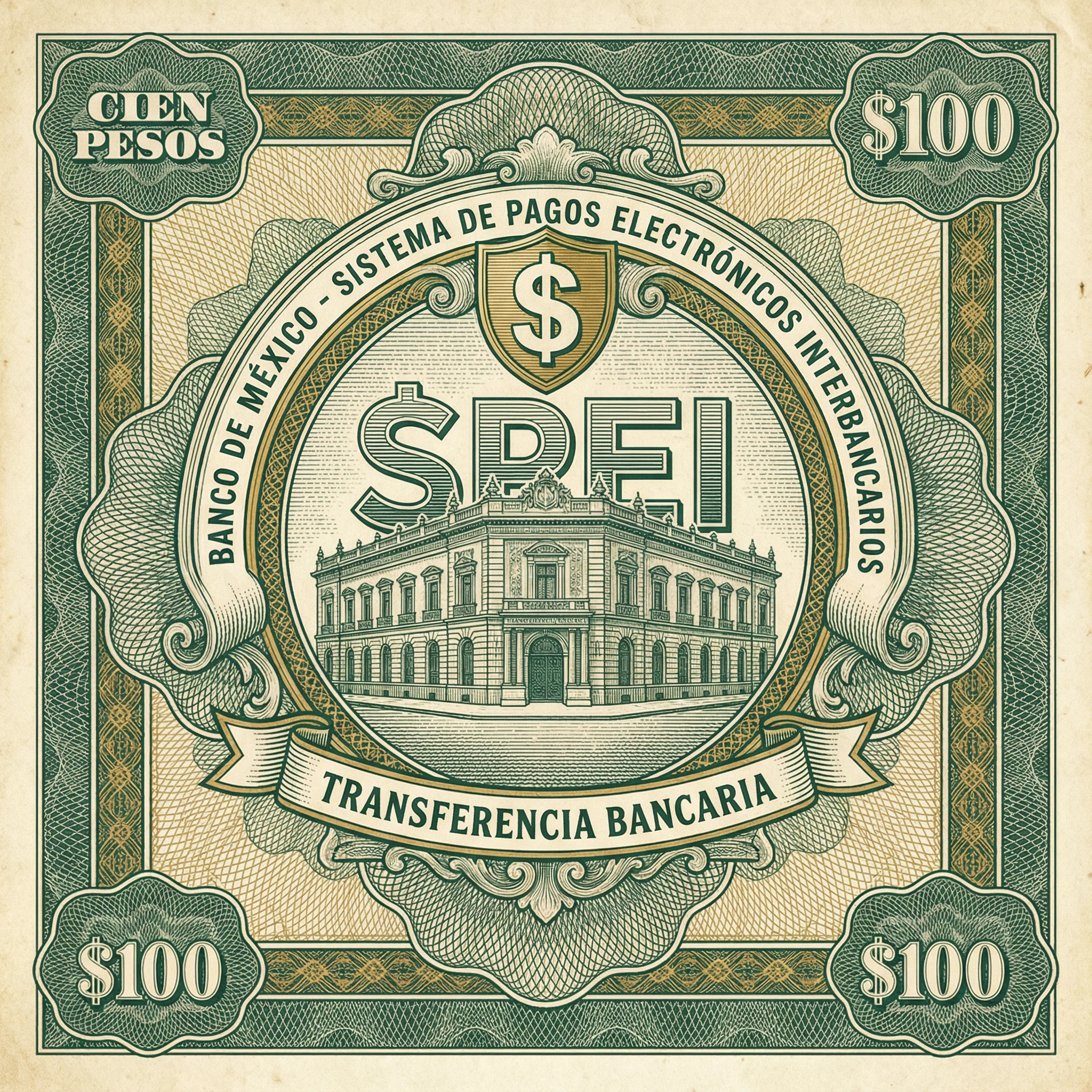 Transferencia bancaria SPEI México instantánea