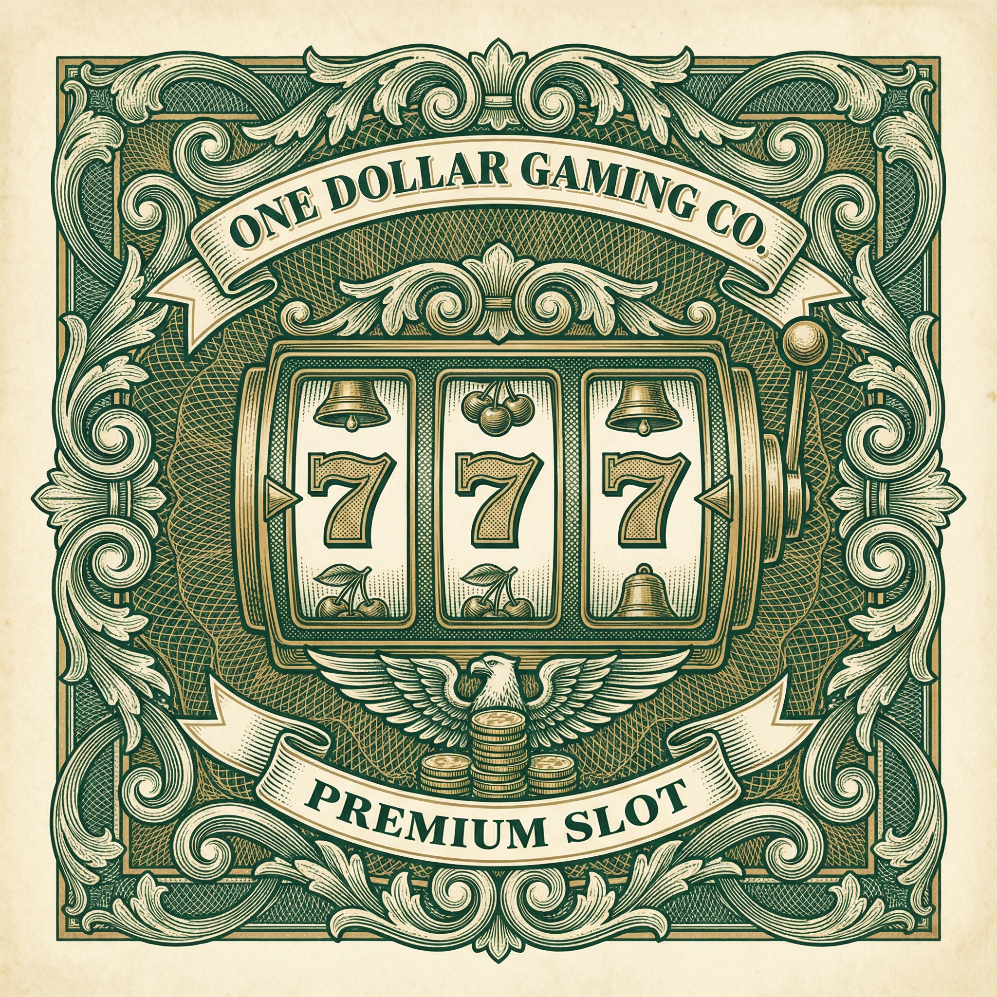 Tragamonedas premium con símbolos 777 y jackpot